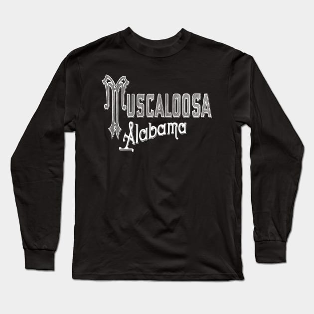 Vintage Tuscaloosa, AL Long Sleeve T-Shirt by DonDota